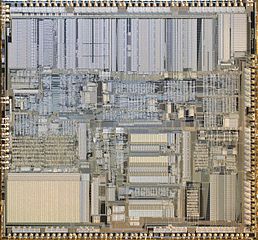 Intel A80386DX-20 CPU Die Image
