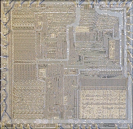 Intel 8086 CPU Die