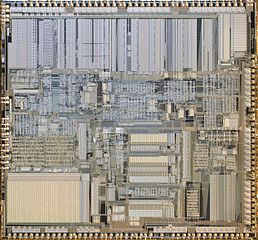 Intel A80386DX-20 CPU Die Image